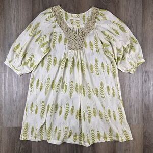 Erica Tanov 100% Cotton Dress/Coverup Size 12